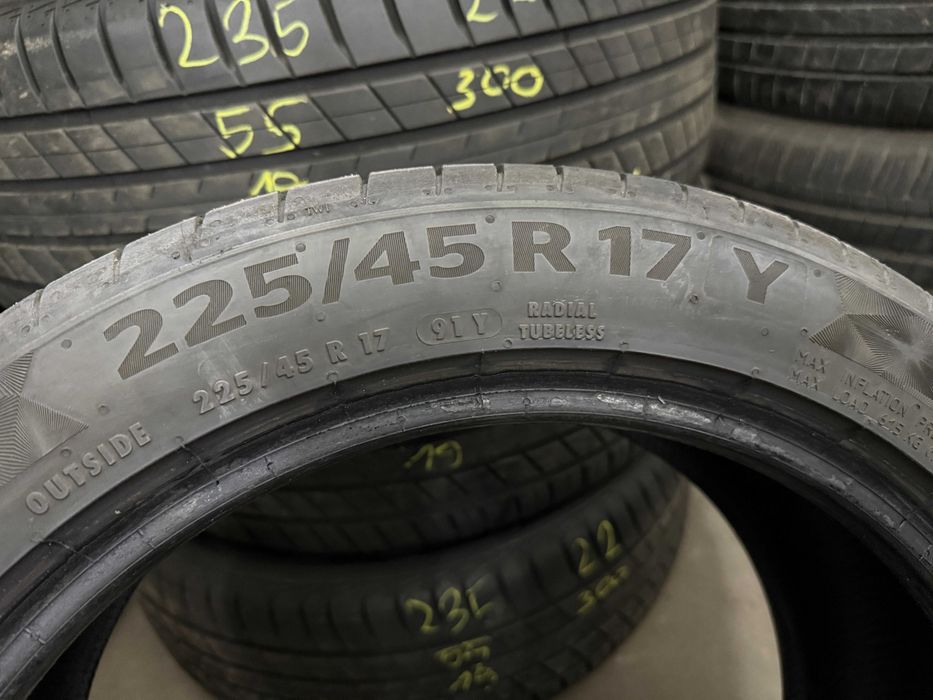 2x Opony letnie 225/45R17 CONTINENTAL PREMIUMCONTACT 6 Cena za 2szt Promocja!!