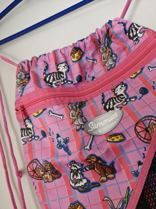 Worek na buty kapcie dla dziewczynki