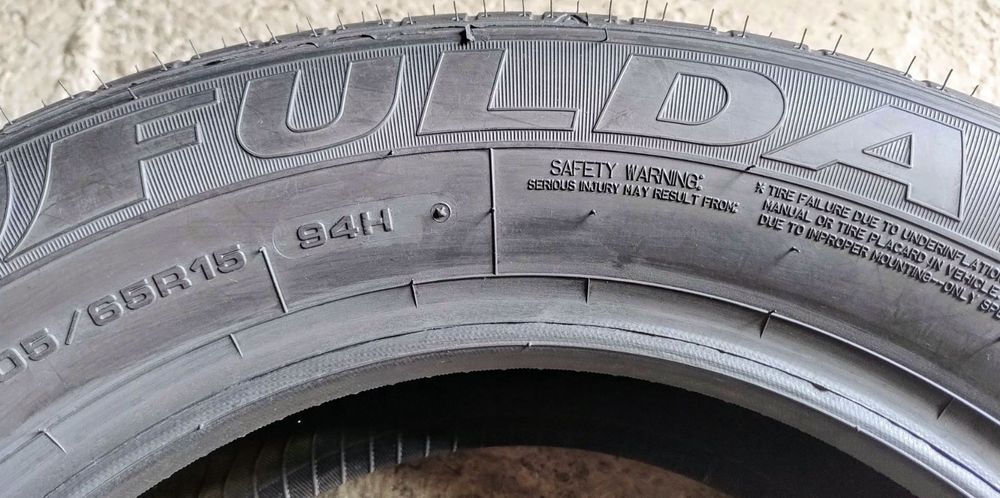 Шини літні нові R15 205/65 Fulda Eco Control HP