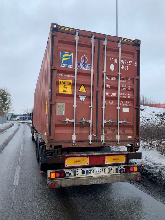 12m 40HC – kontener morski szczelny, szybka dostawa