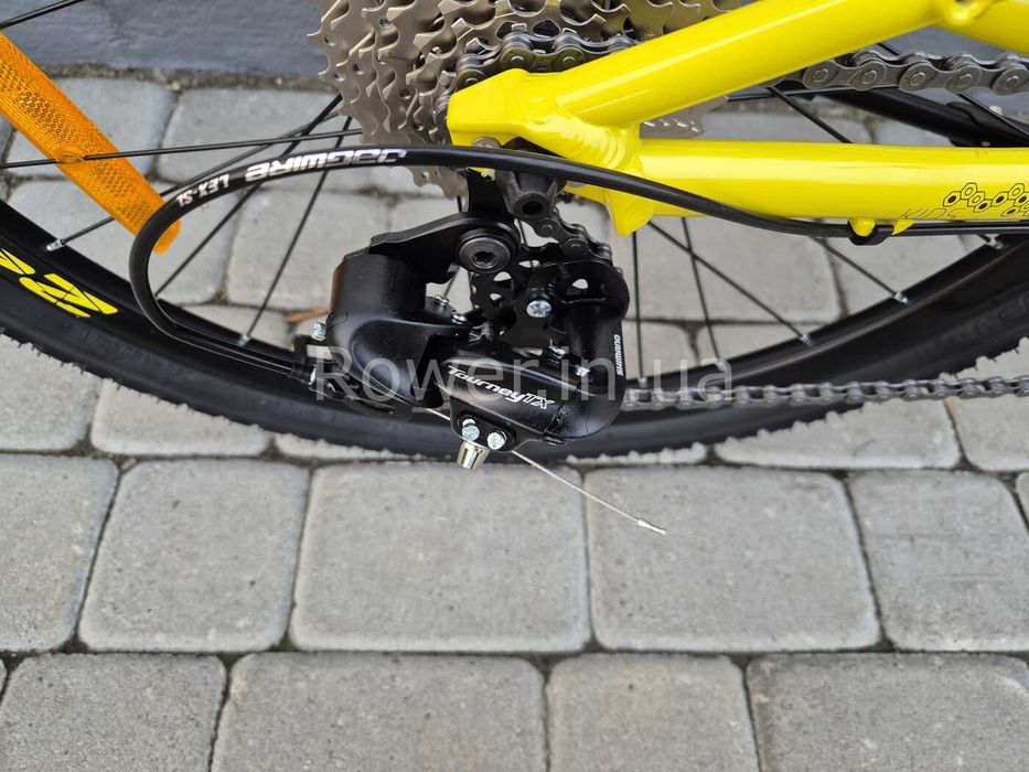 Дитячий гірський велосипед для 8-12 років Leon JUNIOR AL 24" DD CS