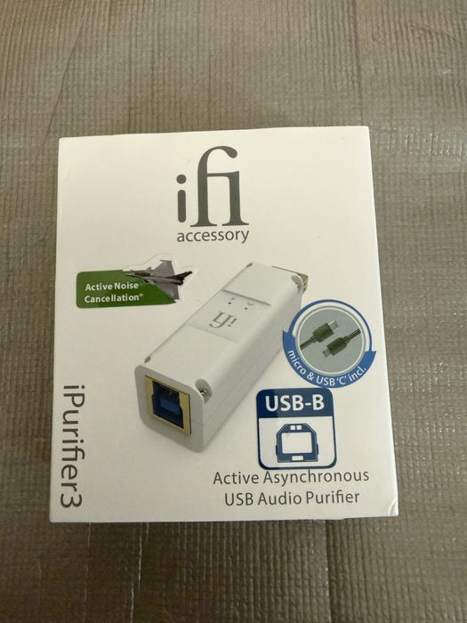 IFI I Ipurifier 3 USB B, dc blocker+, gnd defender e SPDIF IPurifier2 / Cabos Hypsos
