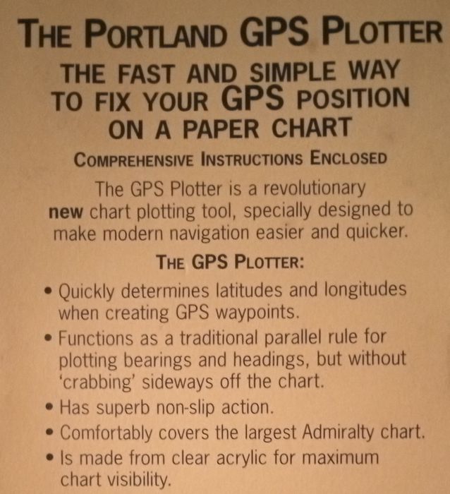 BH Portland GPS plotter