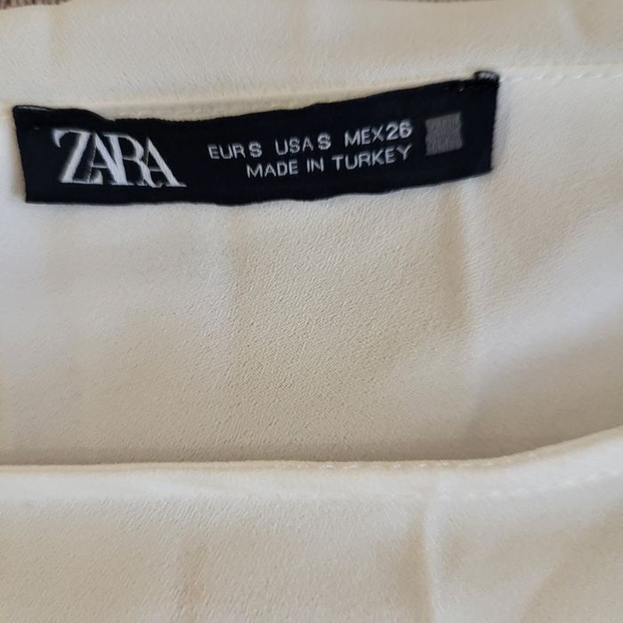 Bluzka ZARA plisowana oversize r.S