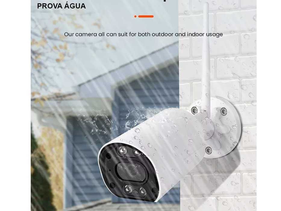 Câmara Vídeo Vigilância Exterior TUYA WiFI 3MP Visão Noturna (NOVO)