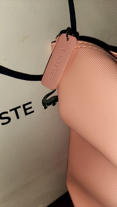 Bolsa Lacoste + etiquetas + saco de embrulho
