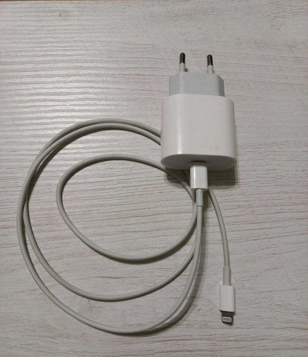 Оригінальний адаптер Apple 20W USB-C та кабель Apple USB-C to Lightning 1m