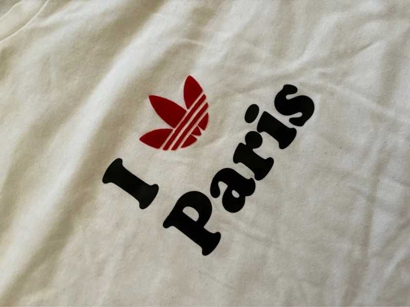 Koszulka męska Adidas biała M Paris