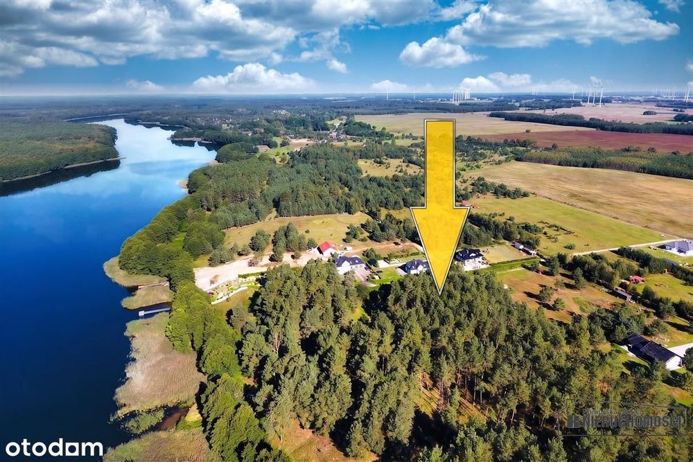 Dostęp do jeziora, plaża, teren i las. Dołgie.