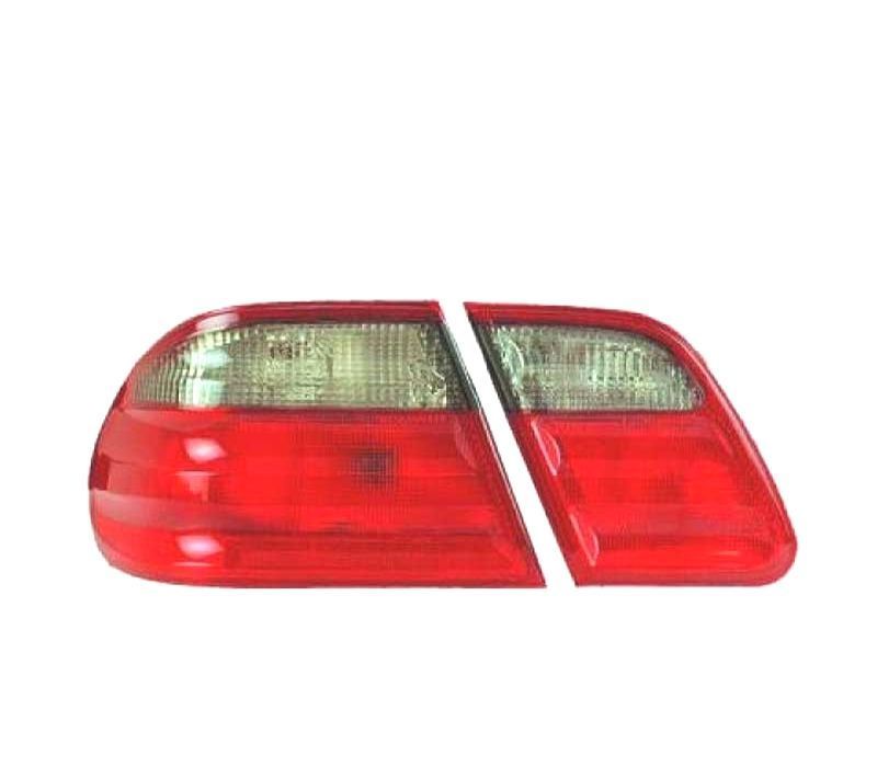 FAROLINS TRASEIROS MERCEDES E W210 95-99 VERMELHO CINZA