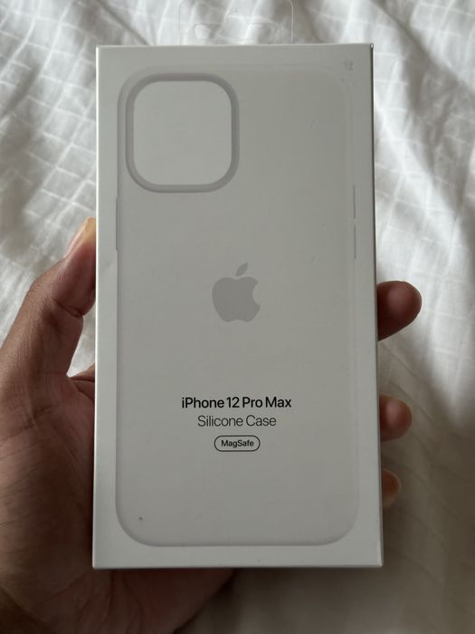 iPhone 12 Pro Max Silicone Case White Original