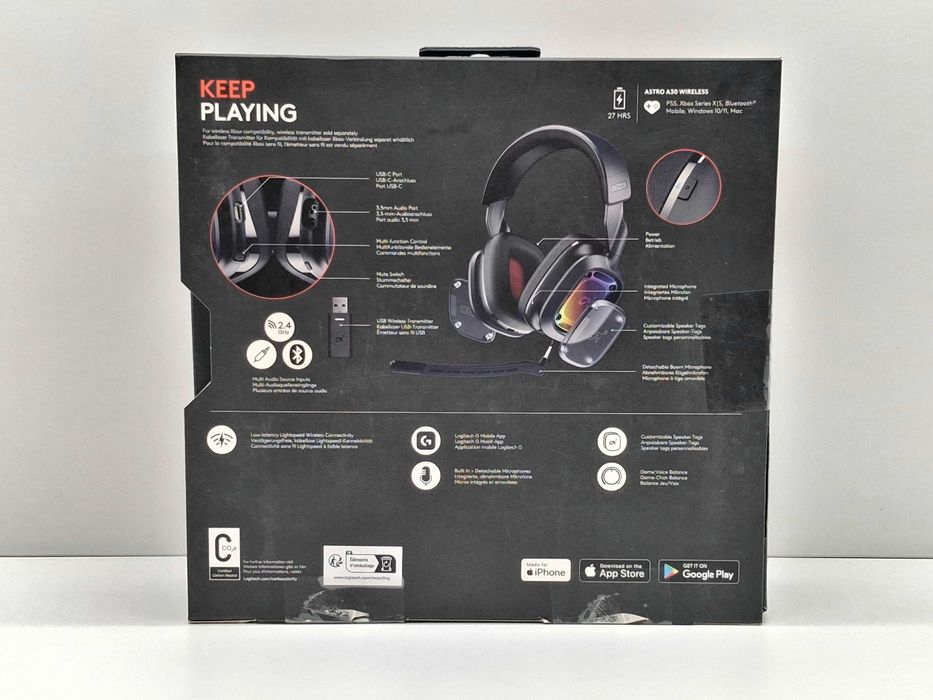 Słuchawki gamingowe bezprzewodowe Logitech Astro A30