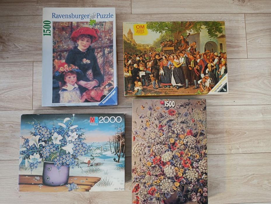 Пазли на 1000, 1500 і 2000 елементів, вінтаж, рідкісні