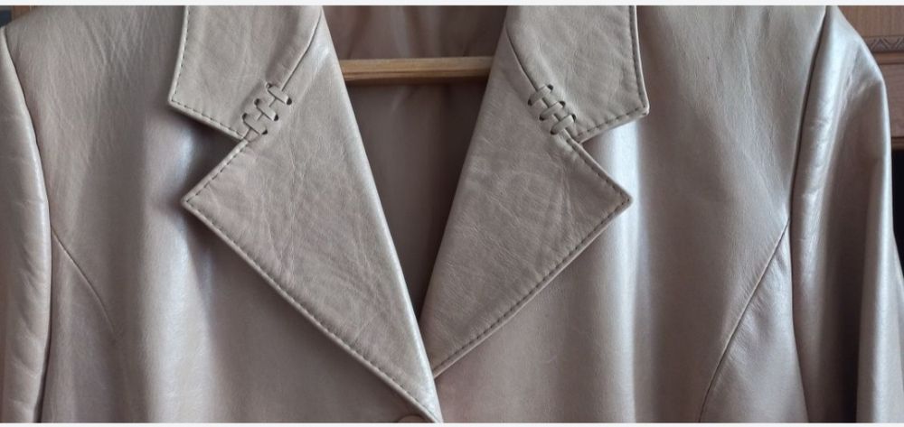 Плащ натуральна шкіра розмір 40