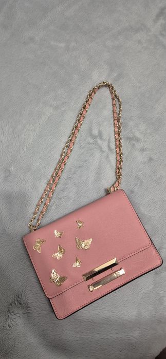 Torebka damska Aldo różowa w motyle