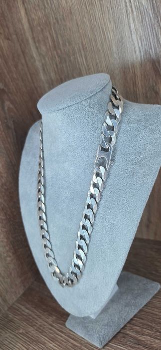 Srebrny Łańcuch Próba 925 Waga 143.12g Szerokość 15.50mm Długość 56cm