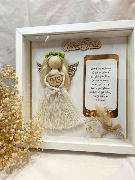Ramka pamiątka na Pierwszą Komunię