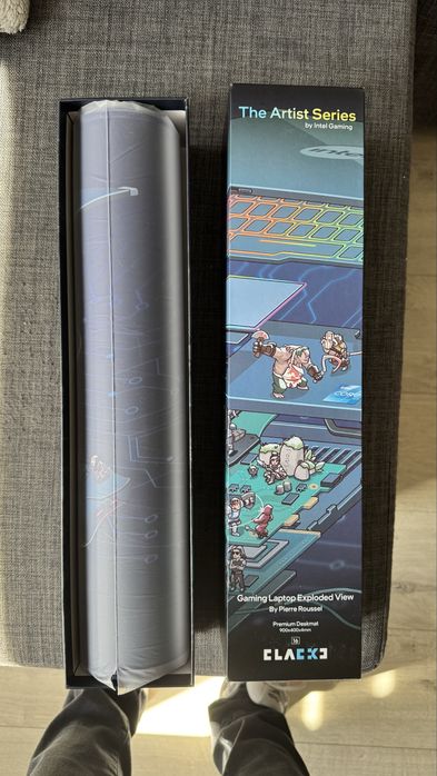 Nowa podkładka gamingowa Intel Artist Series x Clackd (900x400mm)