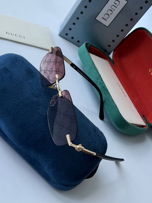 Gucci гуччі окуляри чорні коричневі чоловічі жіночі унісекс прямокутні