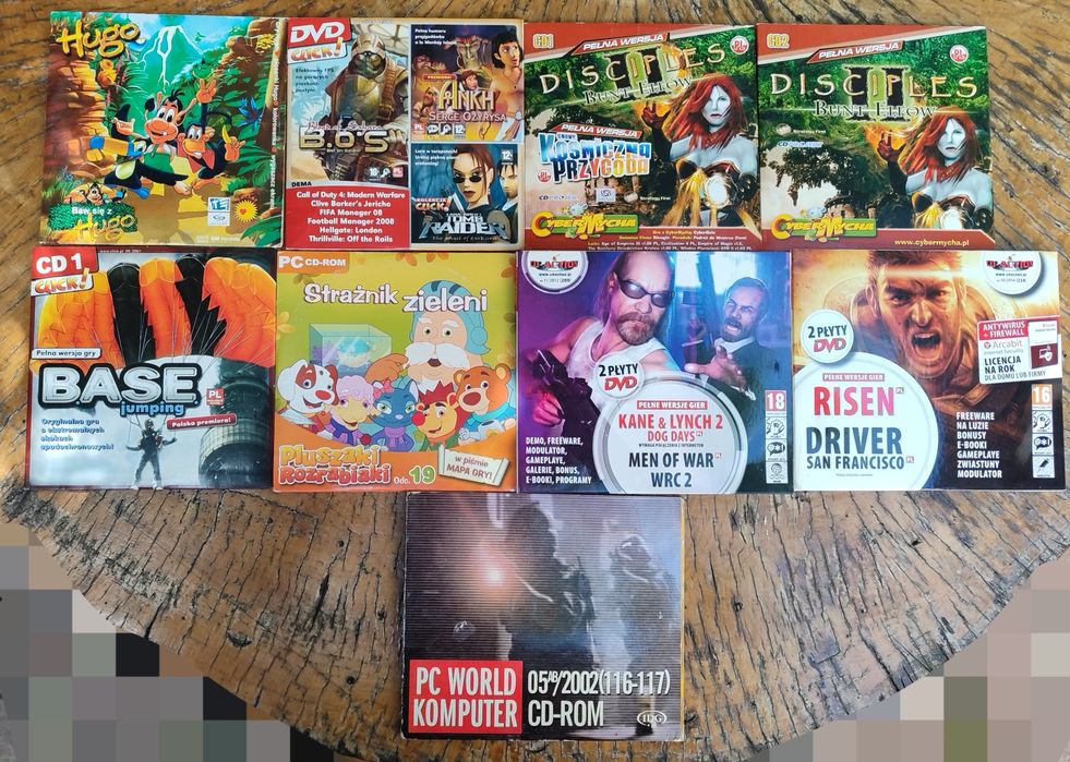Gry PC Agent Hugo Tomb Raider Kane & Lynch 2 WRC 2 Risen / Driver: San Francisco Scooby-Doo Disciples: Bunt Elfów Karate Panda