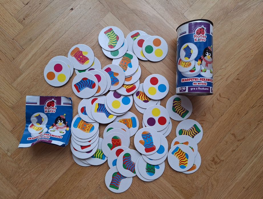 Roter Kafer , Skarpetki - rękawiczki na wyścigi, gra edukacyjna