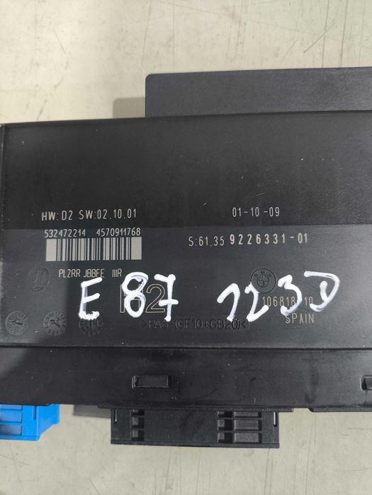 Modulo Confort H2  BMW E87/E90/E91 (LCI)   922.6331