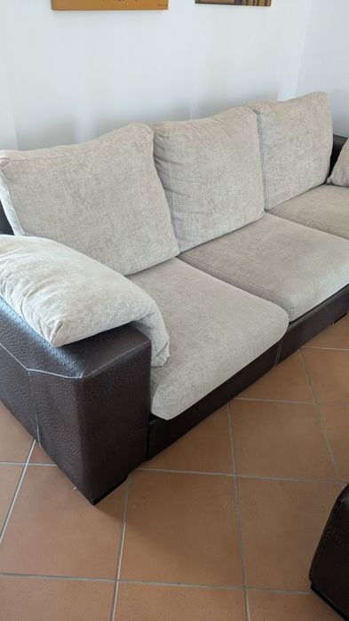Sofá chaise longue 3 lugares