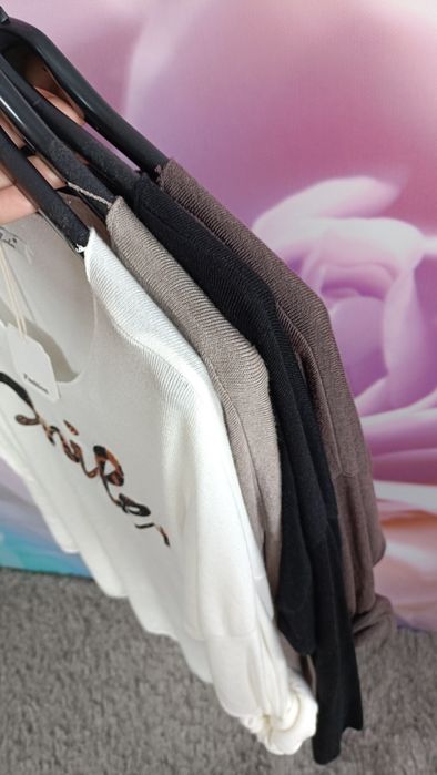 Sweter Smile print panterka