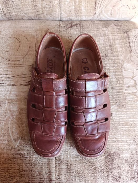 Чоловічі шкіряні сандалі