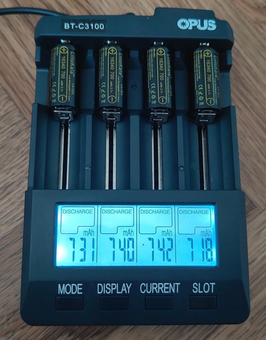 Акумулятор 16340 (CR123) Liitokala Lii-16A 700 mAh 3.7V