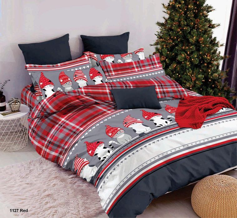 Новорічна постільна білизна,постіль,бязь,полуторка,двоспалка,євро