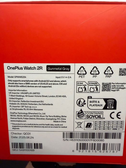 Oneplus Watch 2R