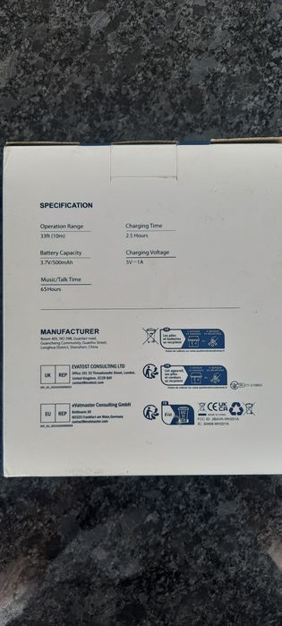 Słuchawki Bezprzewodowe Nauszne z Mikrofonem KVIDIO