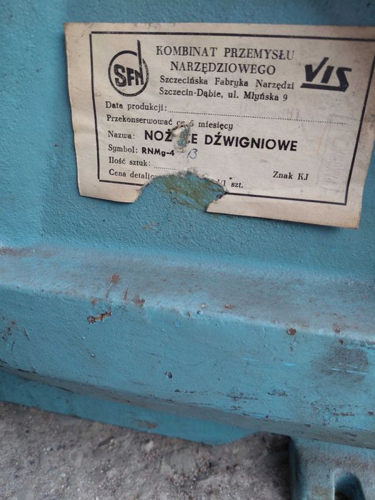 Nożyce dźwigniowe RNMg-4B do metalu