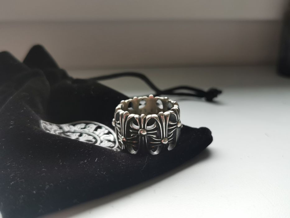 Pierscionek Srebro chrome hearts Silver ring
