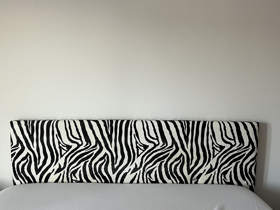 Cabeceira de cama Padrão Zebra
