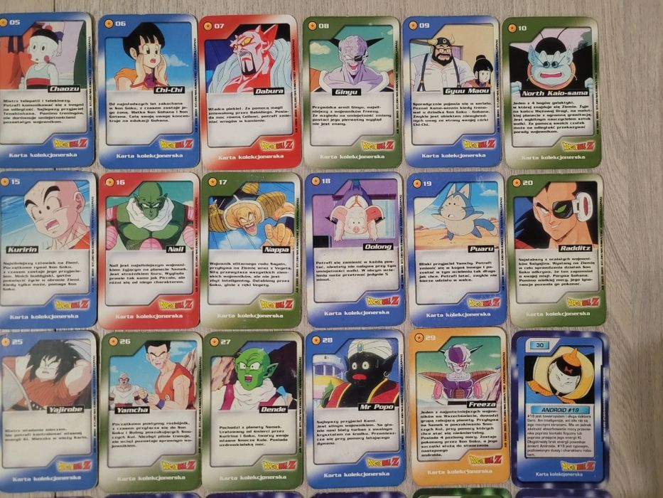 Karty Dragon Ball Chio - 50/50 kolekcjonerskie DBZ