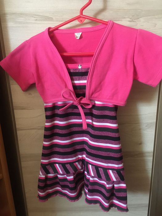 NOWA Bluzka plus bolerko rozmiar 110 cm dziewczynka polska produkcja
