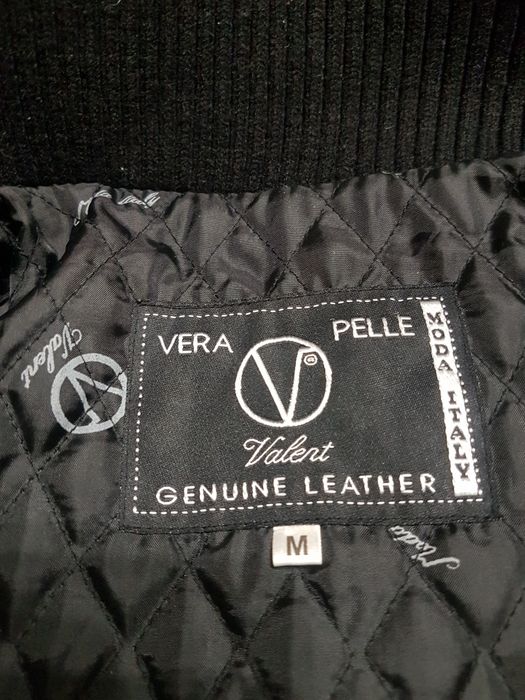 Куртка шкіряна бомбер VERA PELLE  (M)