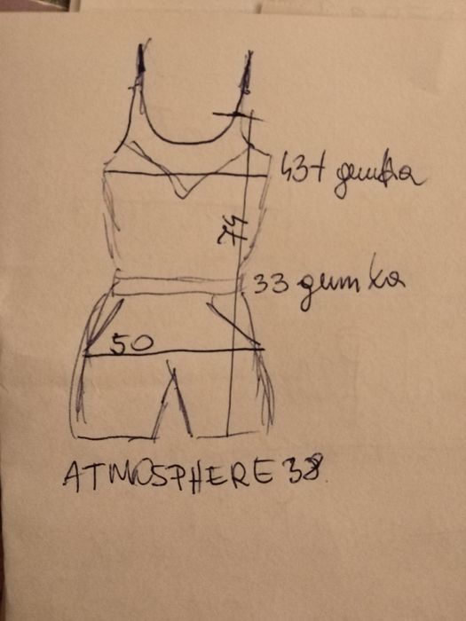 Kombinezon spodnium Atmosphere 38 lato kostium spodenki