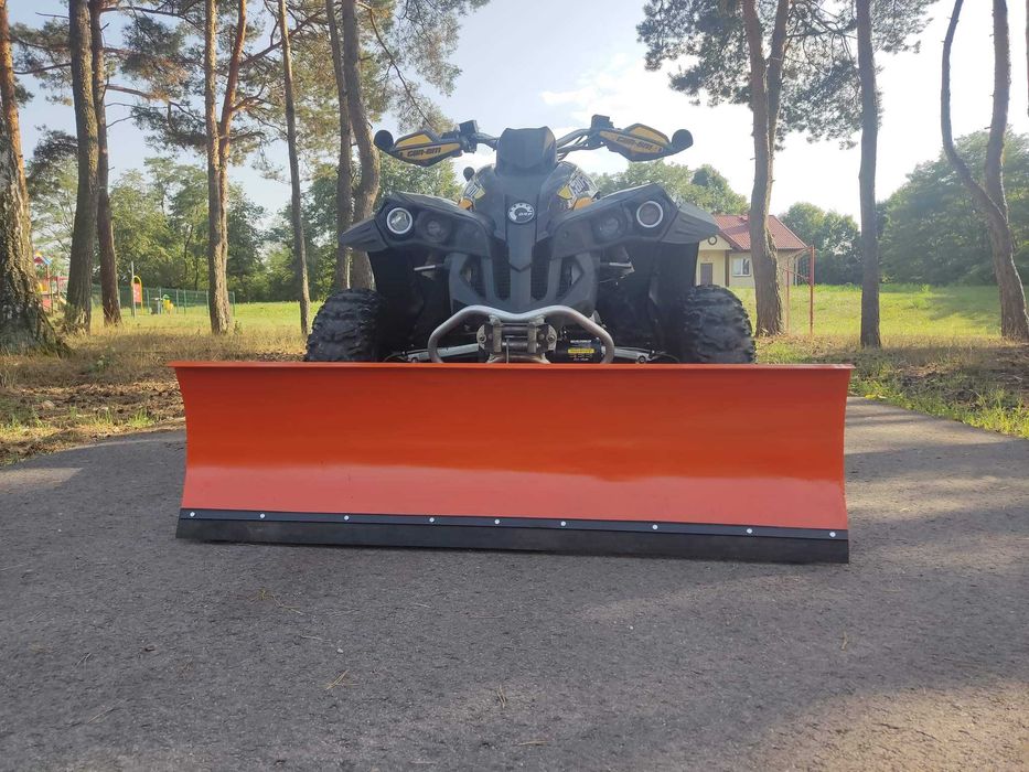 Pług śnieżny do Quada nowy montaż click solidny polski producent