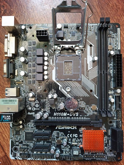Материнська плата ASRock H110M-DVS не робоча