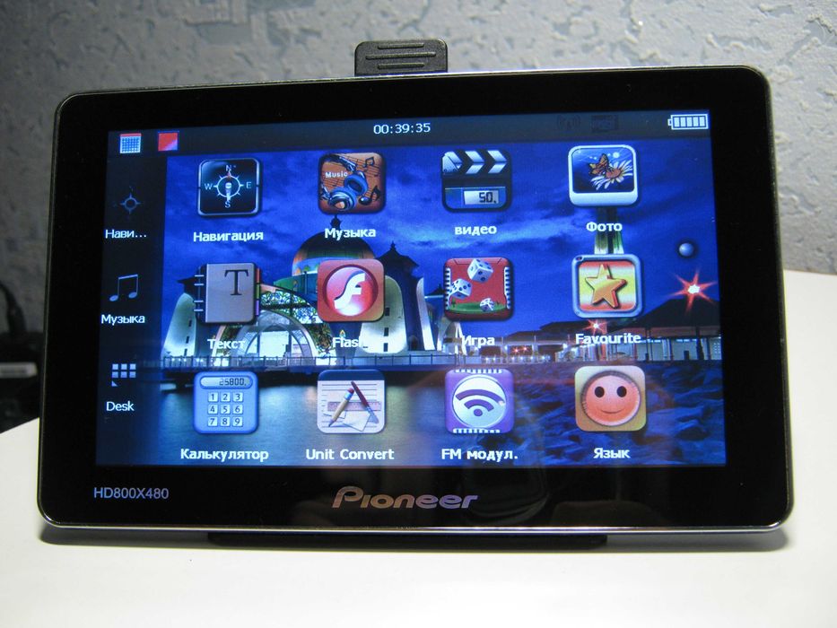 GPS навігатор PIONEER 7дюйм HD. В ідеалі! IGO Primo! Карти 2026р