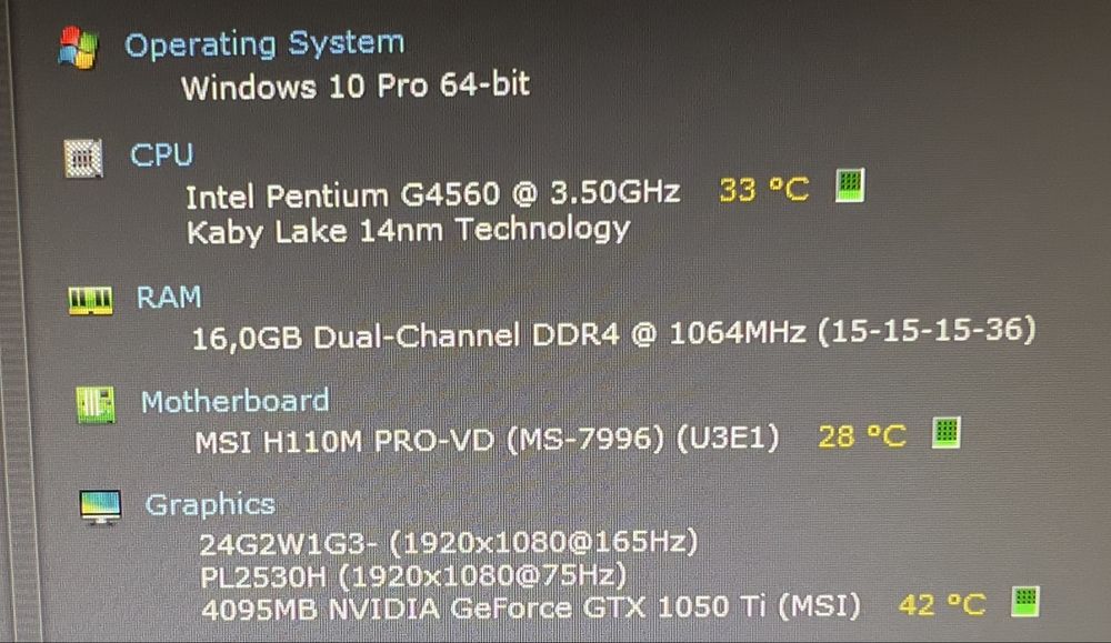 Pamięć ram 16gb ddr4 (8gb x2) 2133mhz CL15