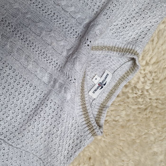 Sweter Hampton Republic dobry skład z WEŁNĄ rozmiar M JAK NOWY