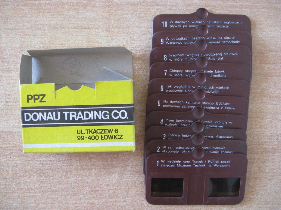 Slajdy stereoskopowe 3D DONAU TRADING CO.