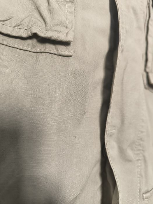 Massimo Dutti kurtka męska M beżowa military przejściowa wiosna jesień