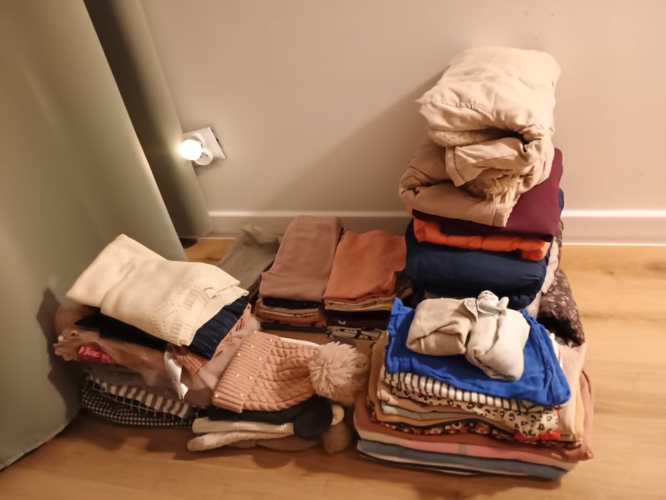 Wielka paka ubrań dla dziewczynki