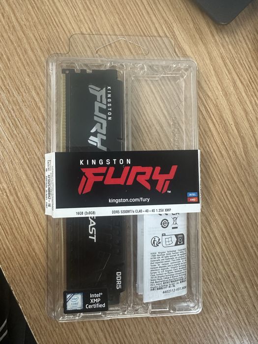 RAM DDR5 5200mt/s cl40-40-40