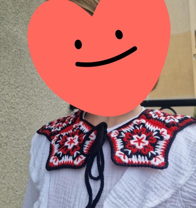 Комірець гачком на замовлення